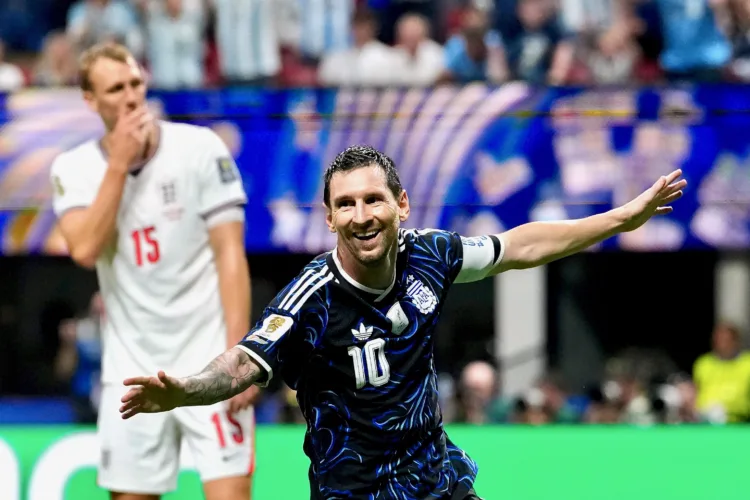 Messi delivers again for defending champs